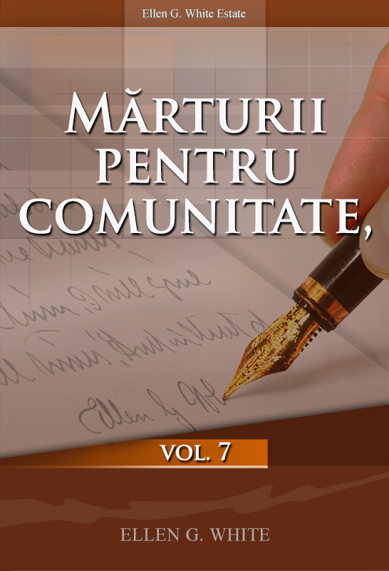 Coperta Mărturii pentru comunitate, vol. 7